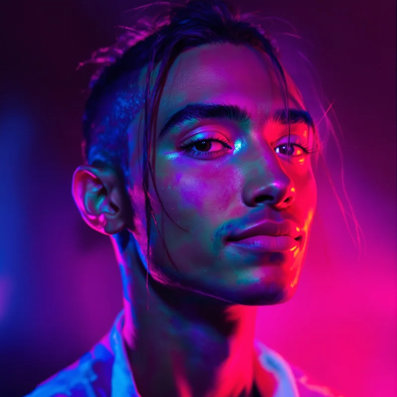 TikTok avatar profile image with bold contrast and clear subject