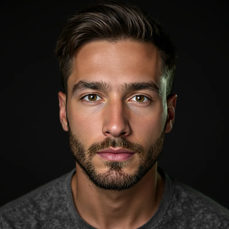 TikTok avatar portrait optimized for fast recognition