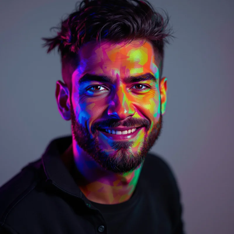 TikTok avatar portrait optimized for fast recognition