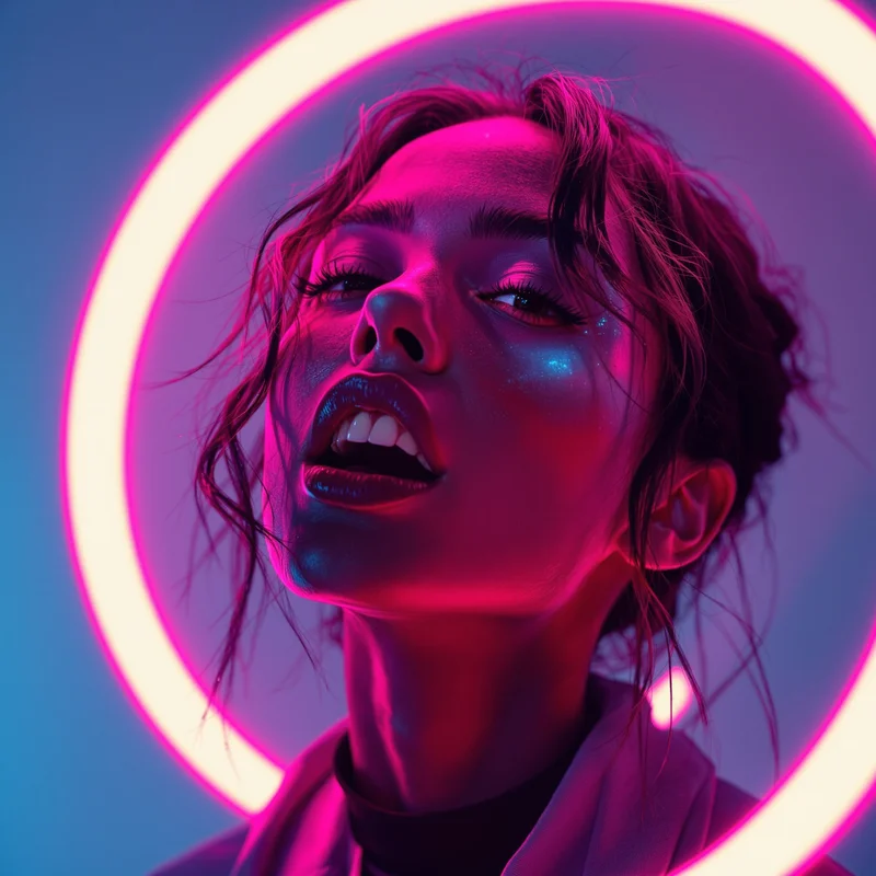 TikTok avatar profile image with bold contrast and clear subject