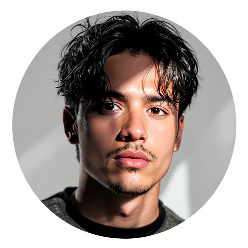 TikTok avatar profile image with bold contrast and clear subject