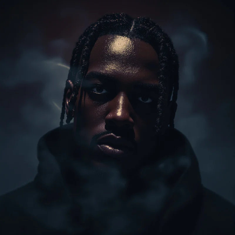 hidden face travis scott pfp with mysterious silhouette