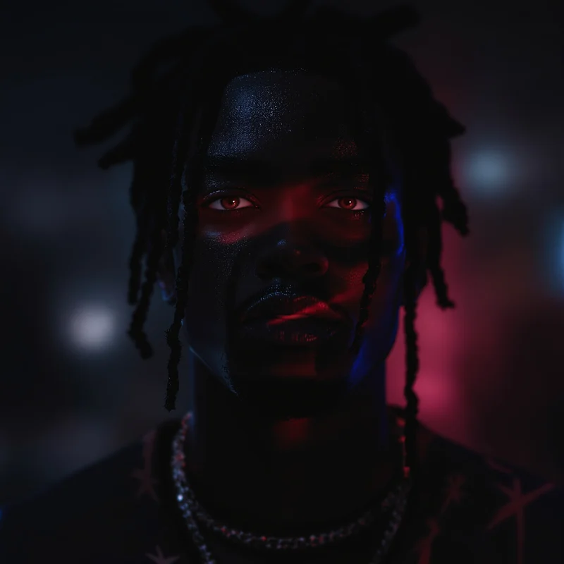 lonely travis scott pfp with cinematic isolation