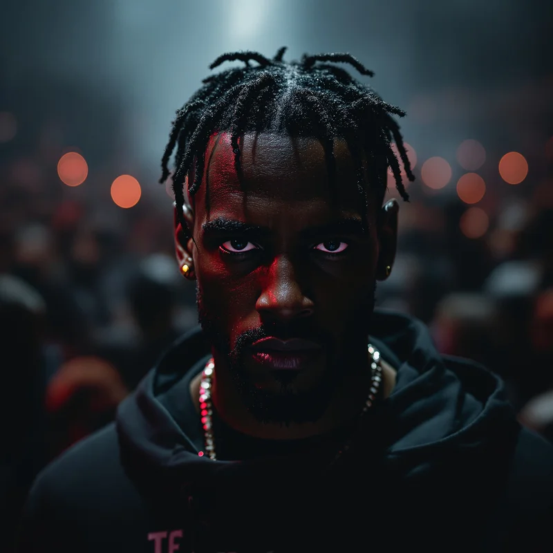 Travis Scott PFP with bold composition and identity focus
