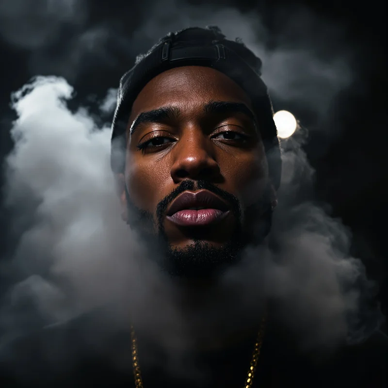 Travis Scott PFP avatar with dark energy and strong identity