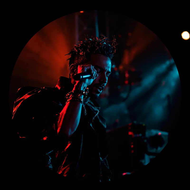 Travis Scott avatar portrait with performance personality