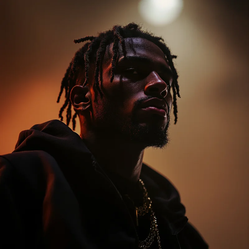 Travis Scott avatar portrait with performance personality