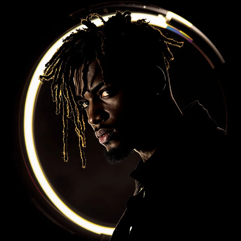 Travis Scott avatar portrait with performance personality