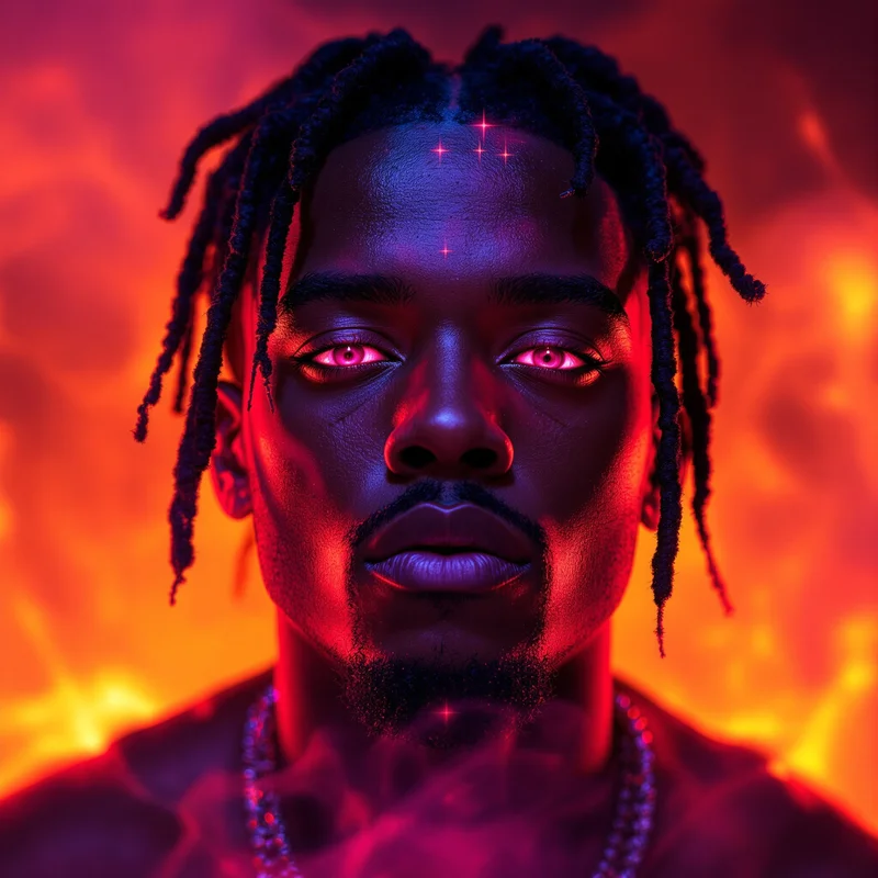 underground festival travis scott pfp with cinematic chaos