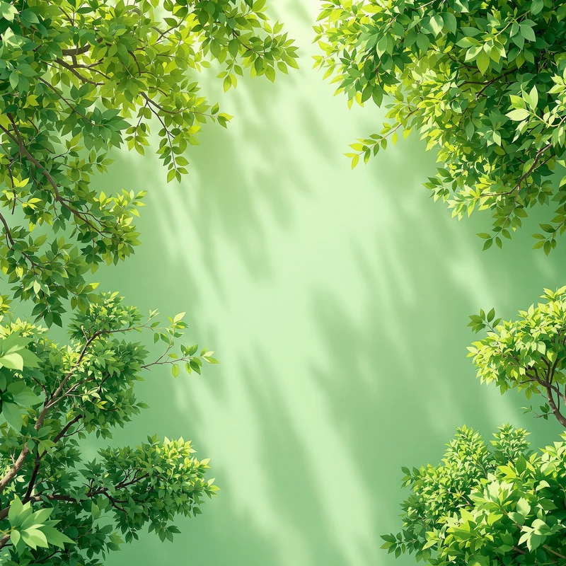 Dreamy green tree background