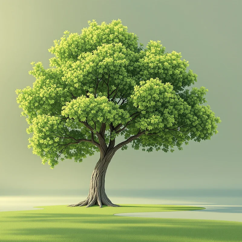 Dreamy soft tree background