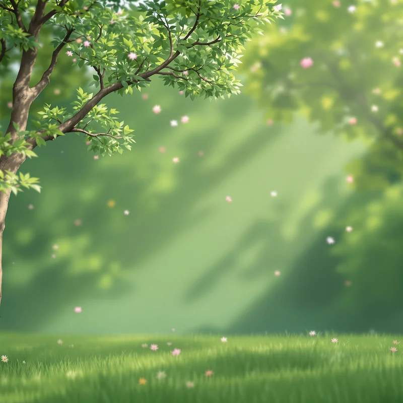 Dreamy soft tree background