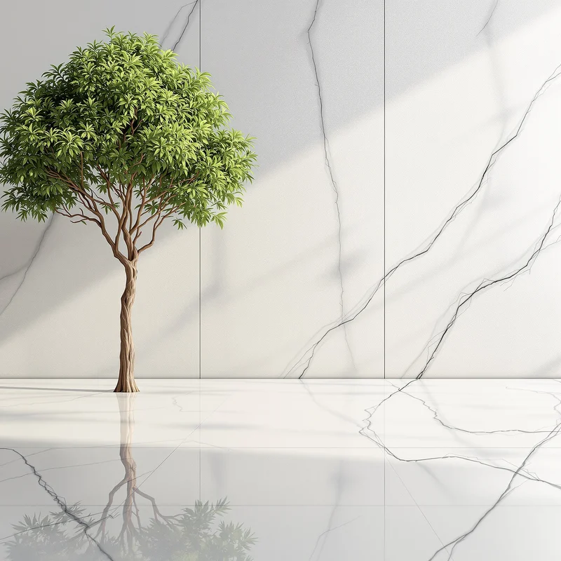 Eternal distant tree background