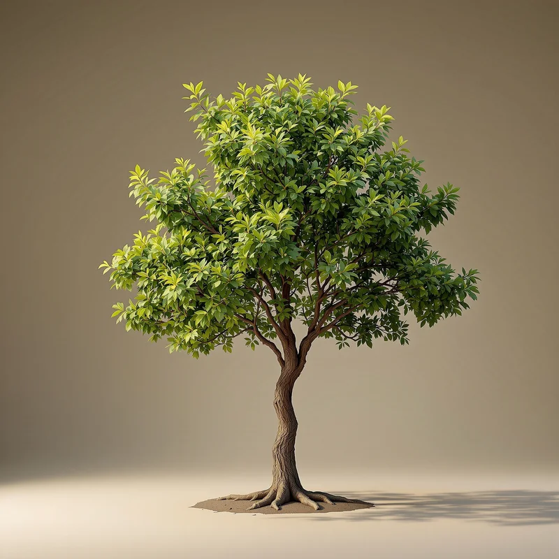Studio minimal tree background