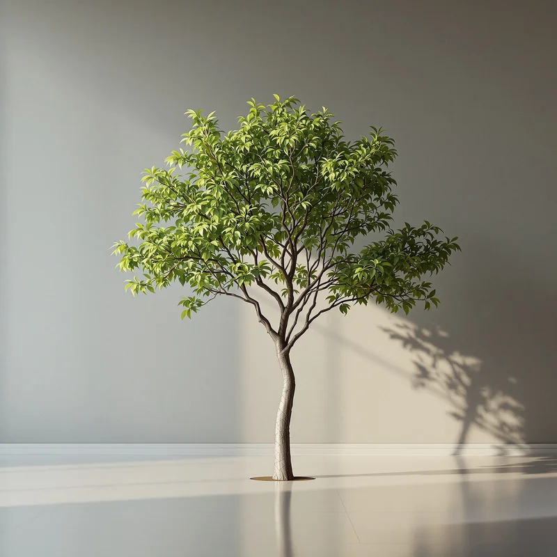 Studio minimal tree background