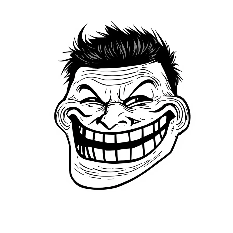 Troll PFP avatar with mischievous identity