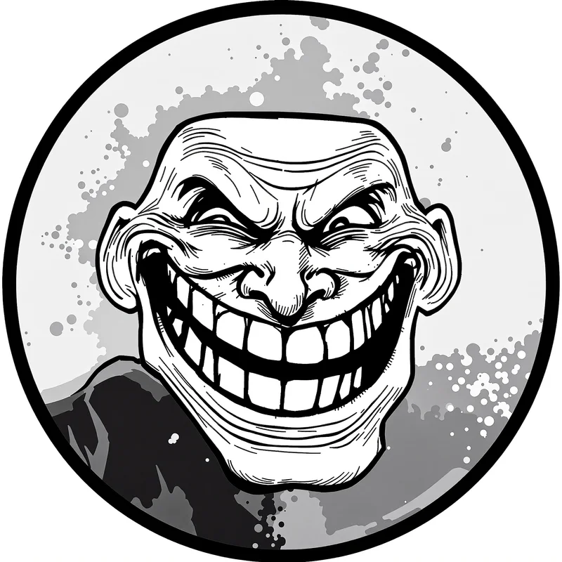 Troll PFP avatar with mischievous identity