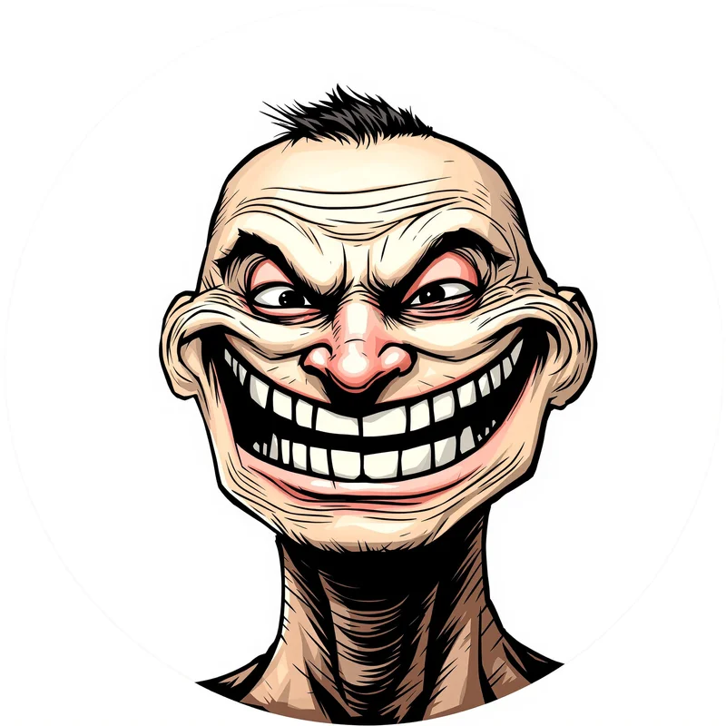 Troll PFP avatar with mischievous identity