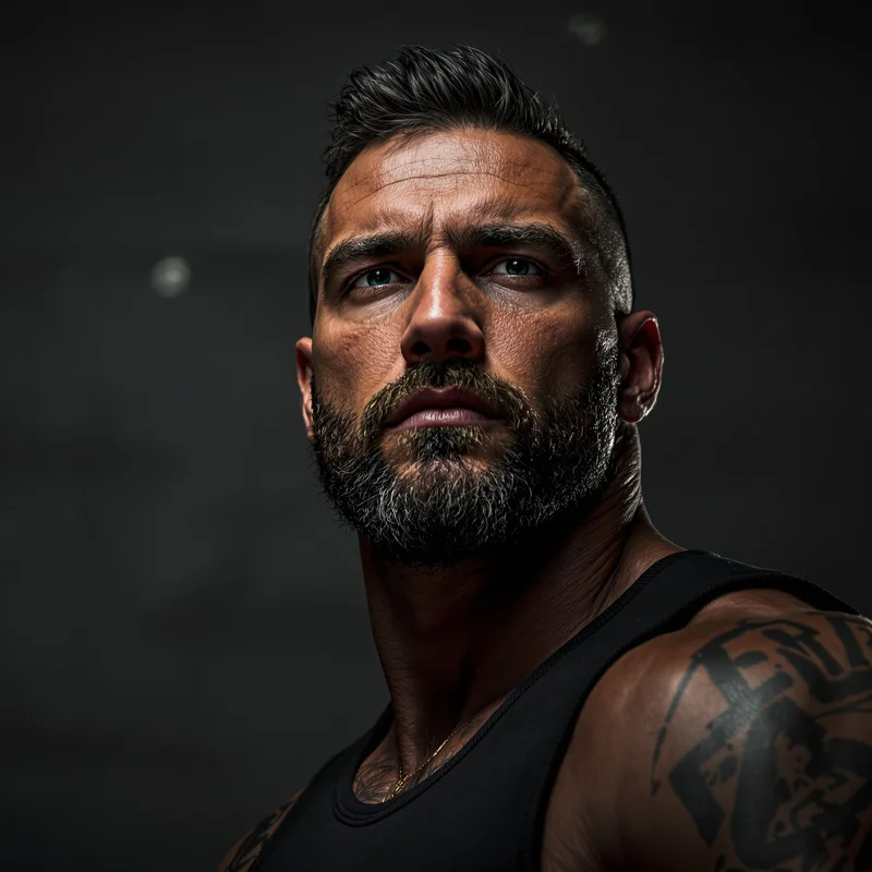 tuff presence PFP with calm confidence