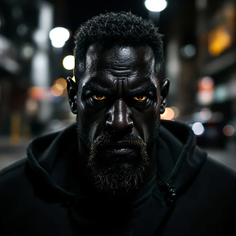 tuff presence PFP with serious expression