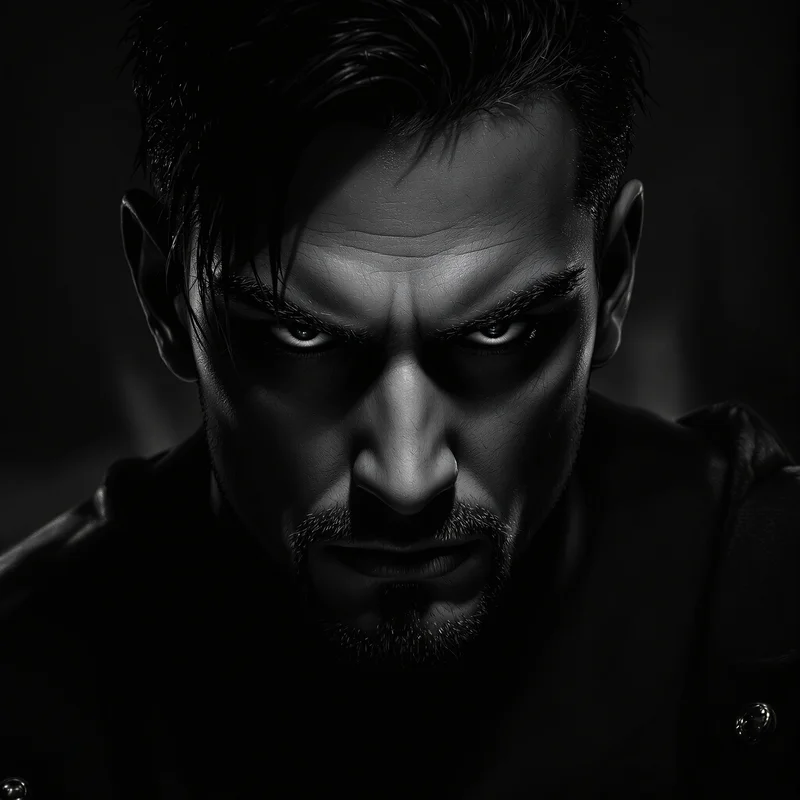 emotionless tuff pfp with detached masculine intimidation