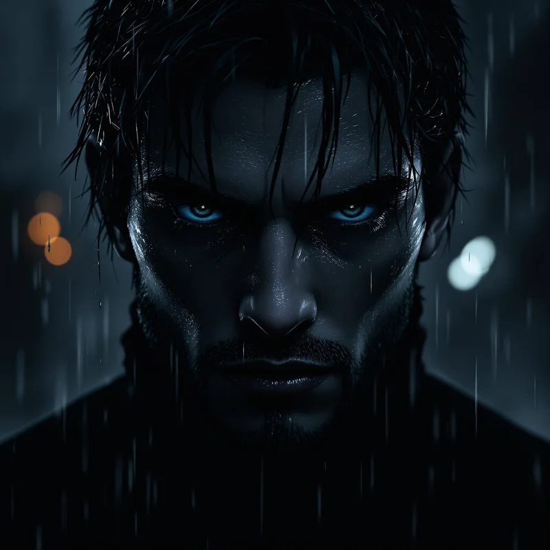 rainy tuff pfp with lonely cinematic rain