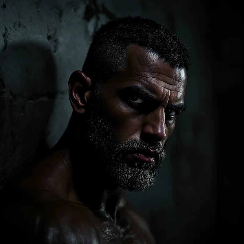 force-driven avatar icon with street-hardened aesthetic