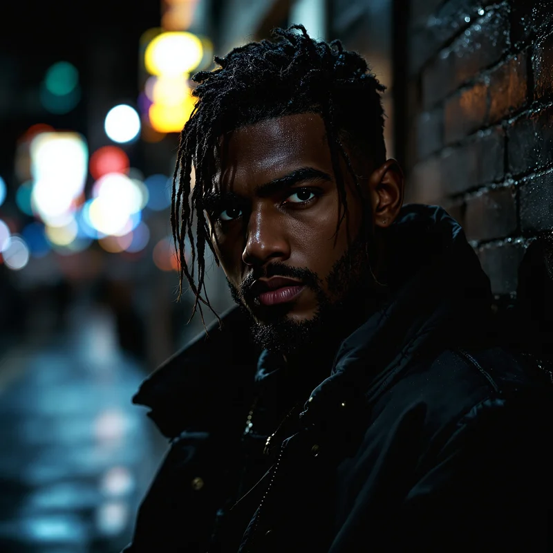 tuff presence PFP with focused look