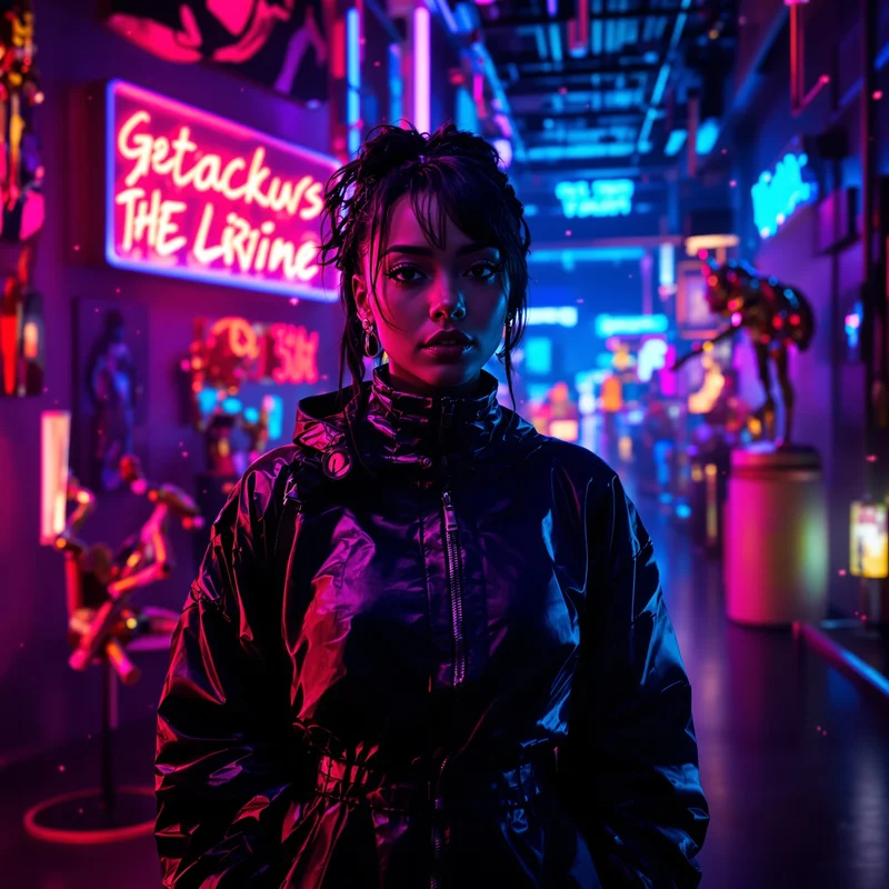 Neon Tyler PFP.