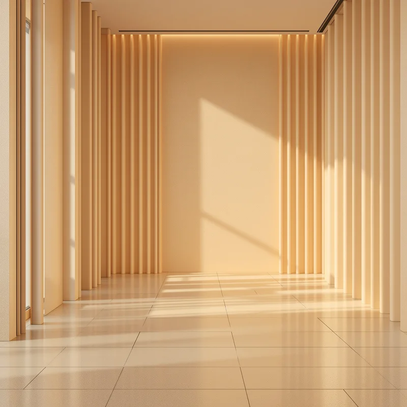 Luminous beige virtual background