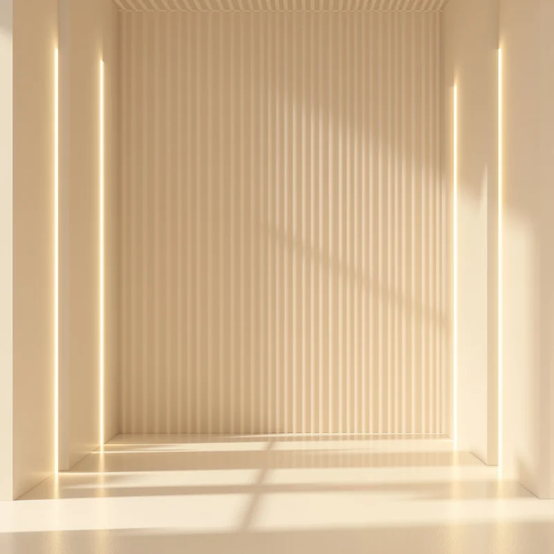 Luminous beige virtual background
