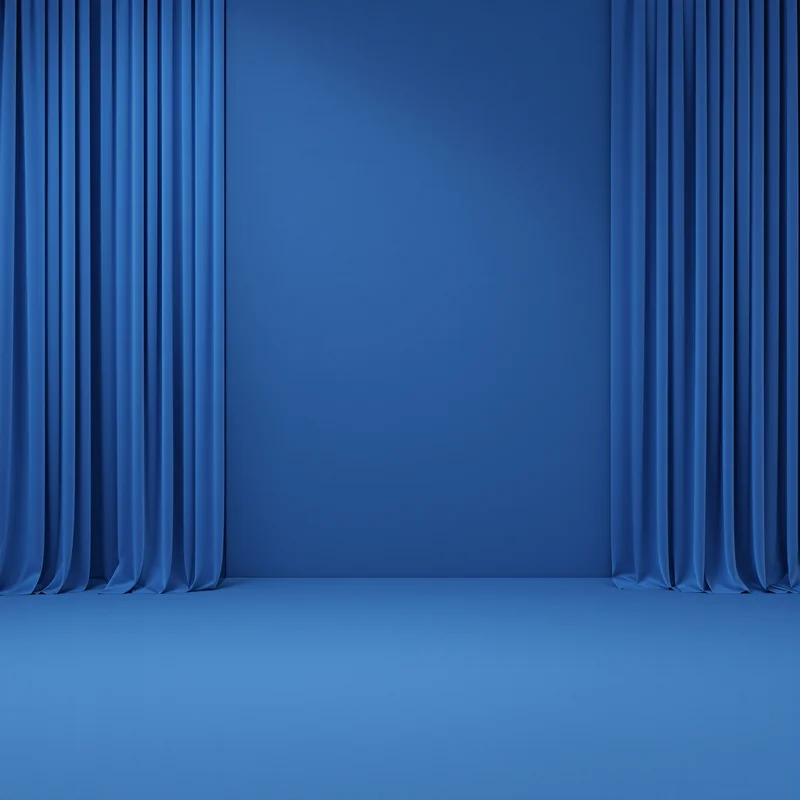 Luxury blue virtual background