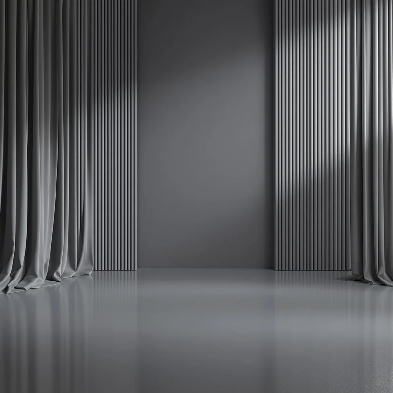 Studio cool gray virtual background