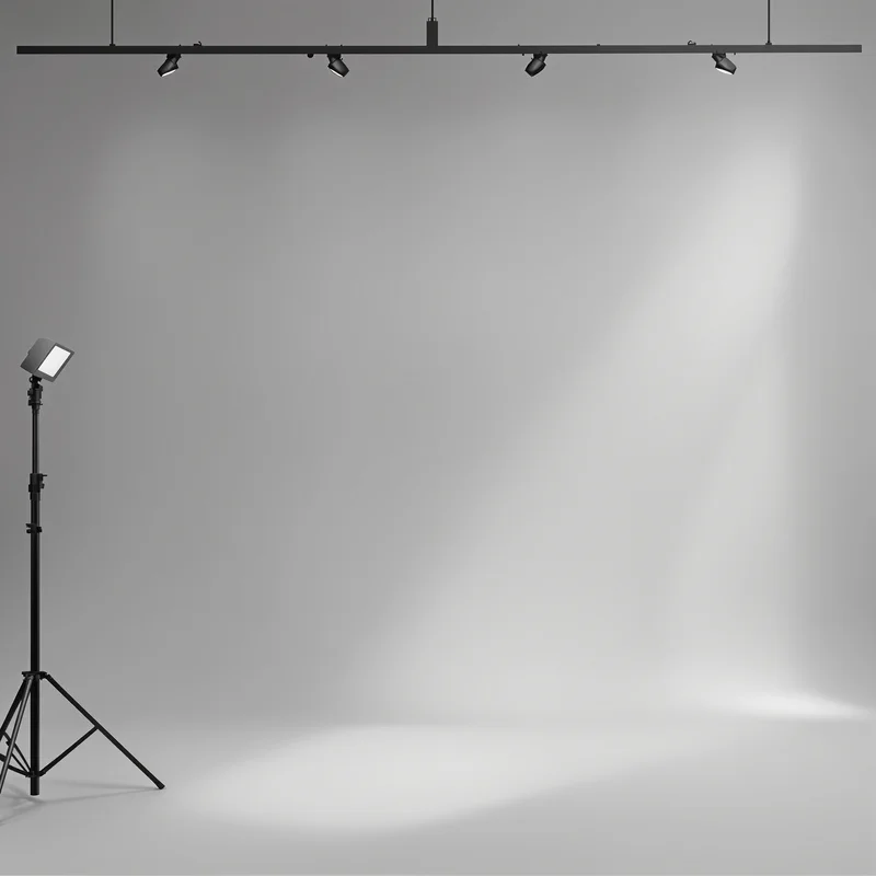 Studio gray virtual background