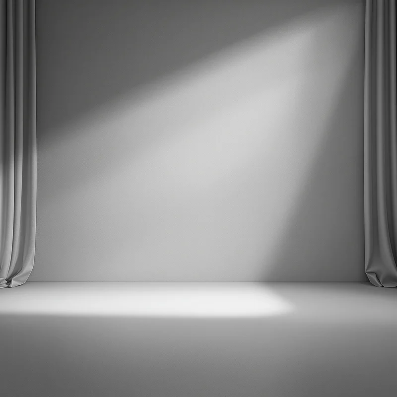 Studio light gray virtual background