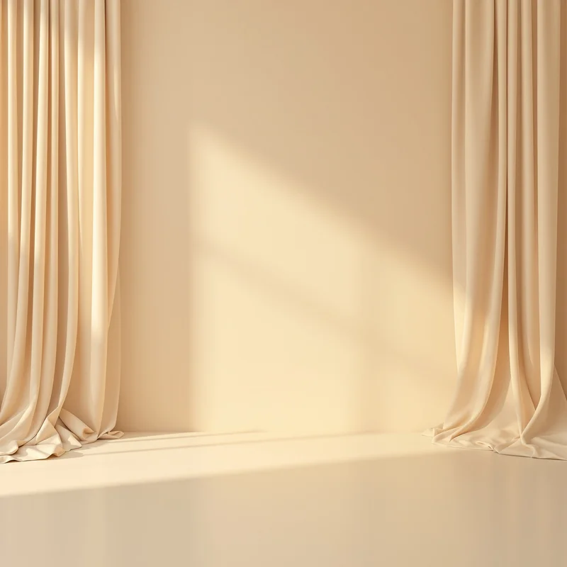 Warm beige virtual background