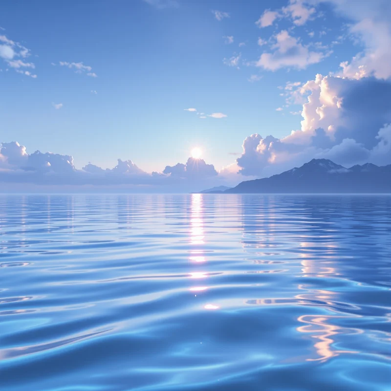 Eternal calm water background