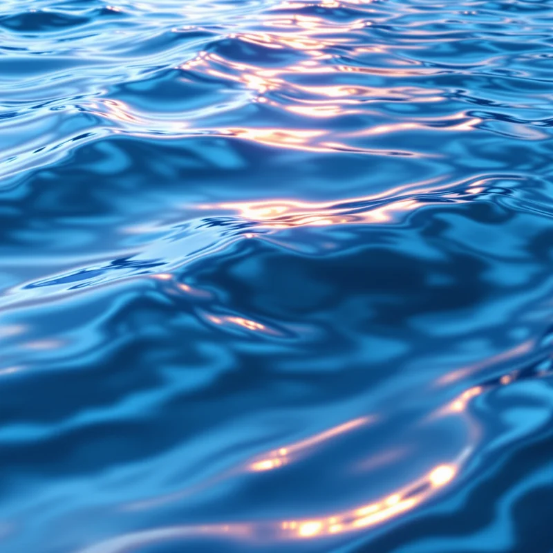 Gentle blue water background