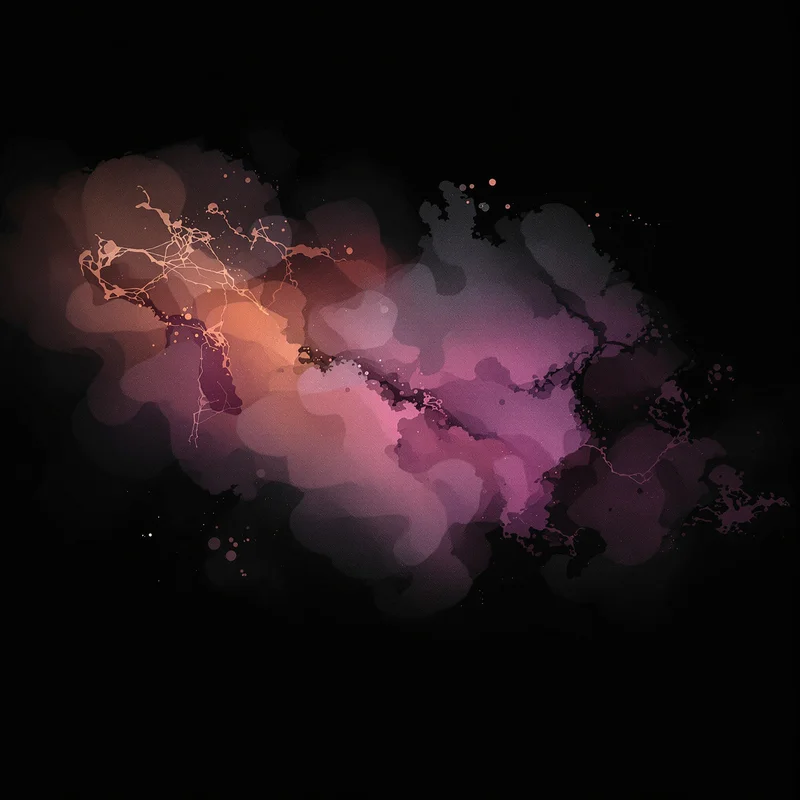 Deep soft wash watercolor background