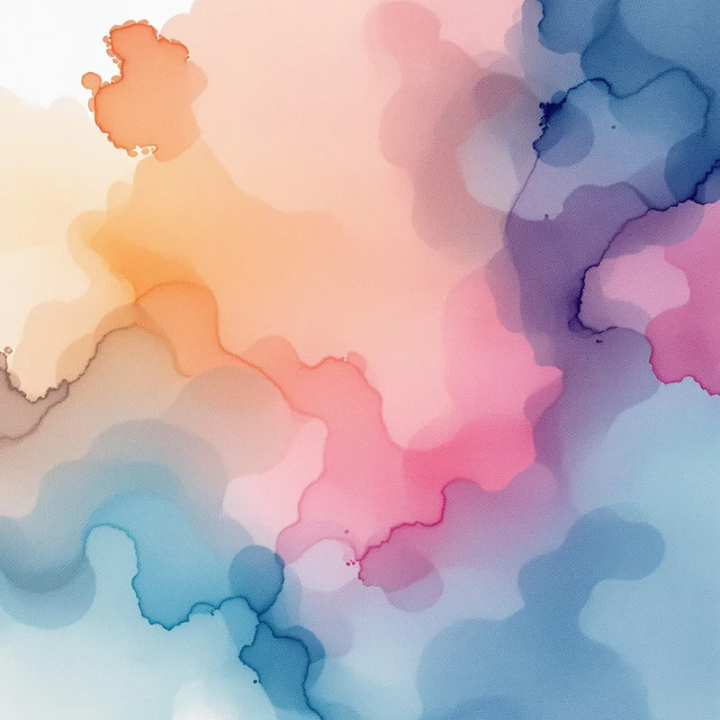 Warm soft wash watercolor background