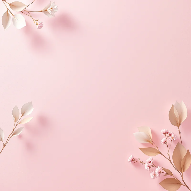 Calm soft pink wedding card background