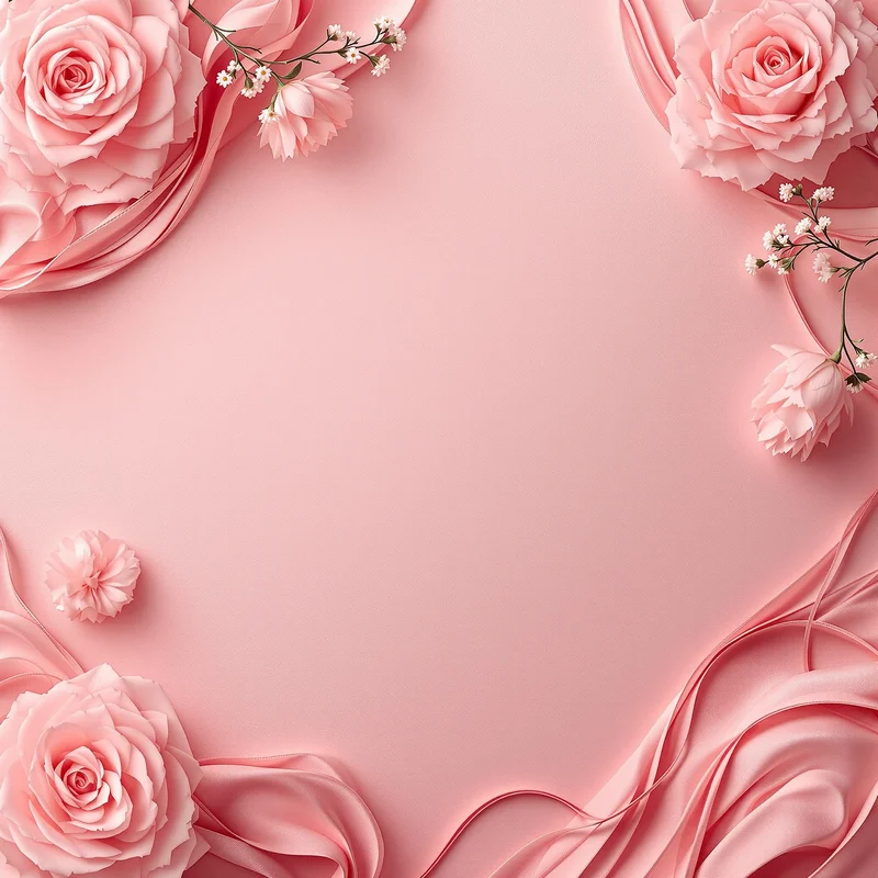Eternal blush wedding card background