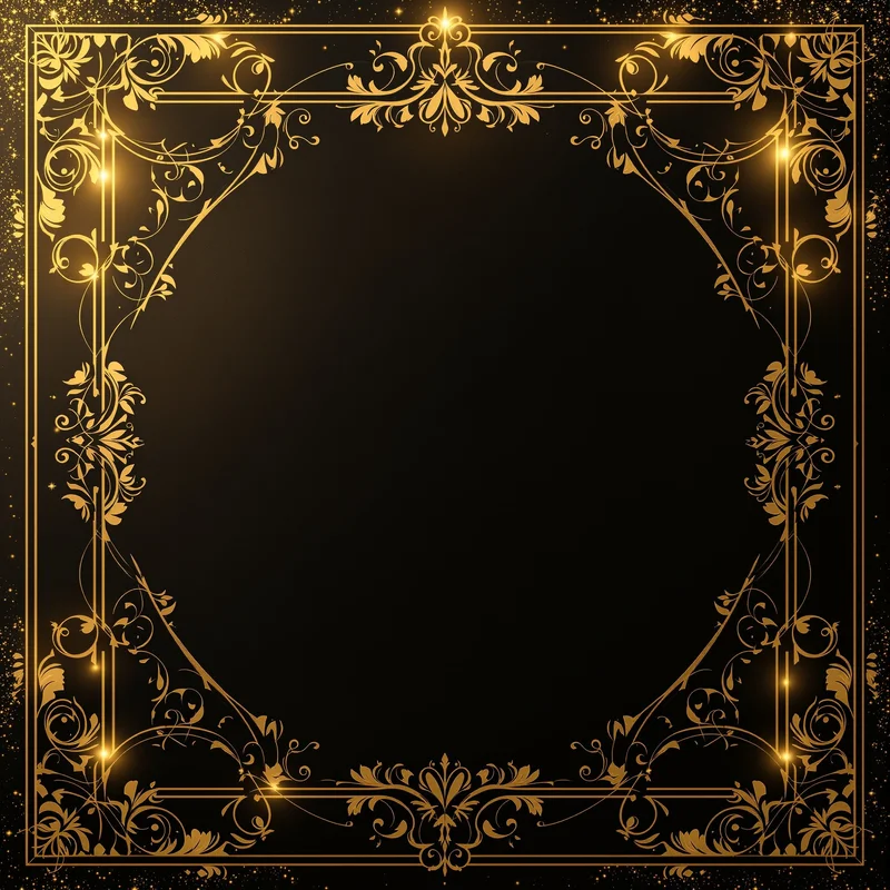 Eternal gold wedding card background
