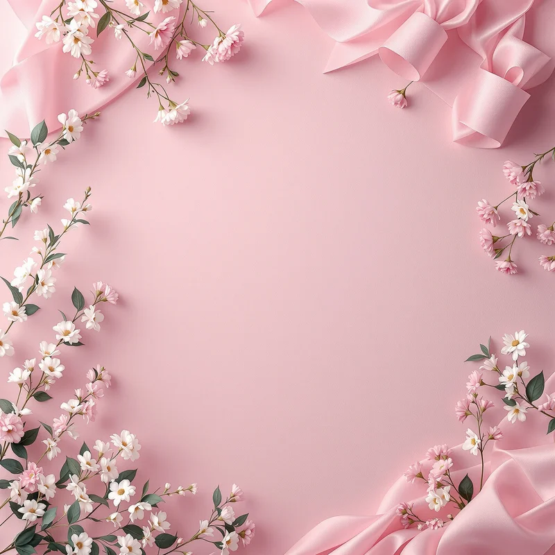 Eternal soft pink wedding card background
