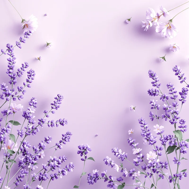 Gentle lavender wedding card background