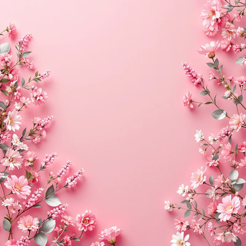 Gentle soft pink wedding card background