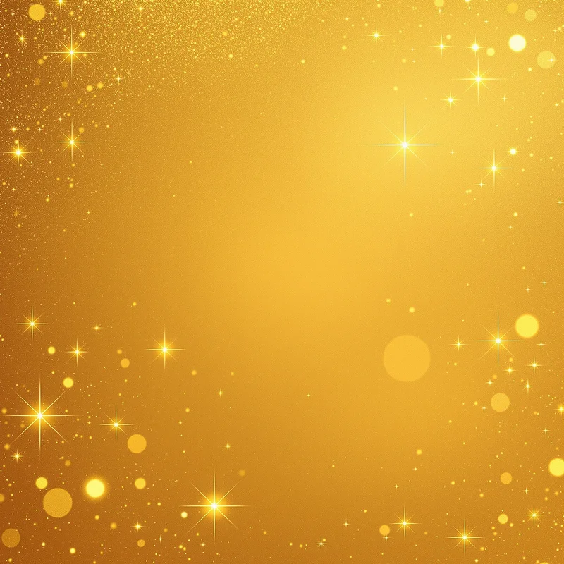 Luminous gold wedding card background