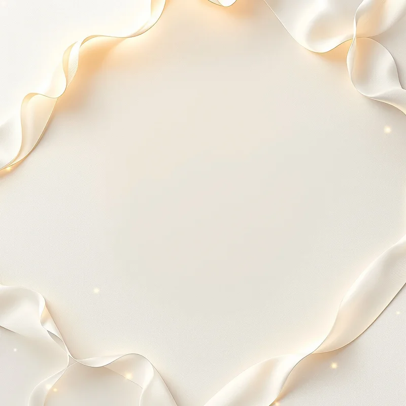 Luminous ivory wedding card background