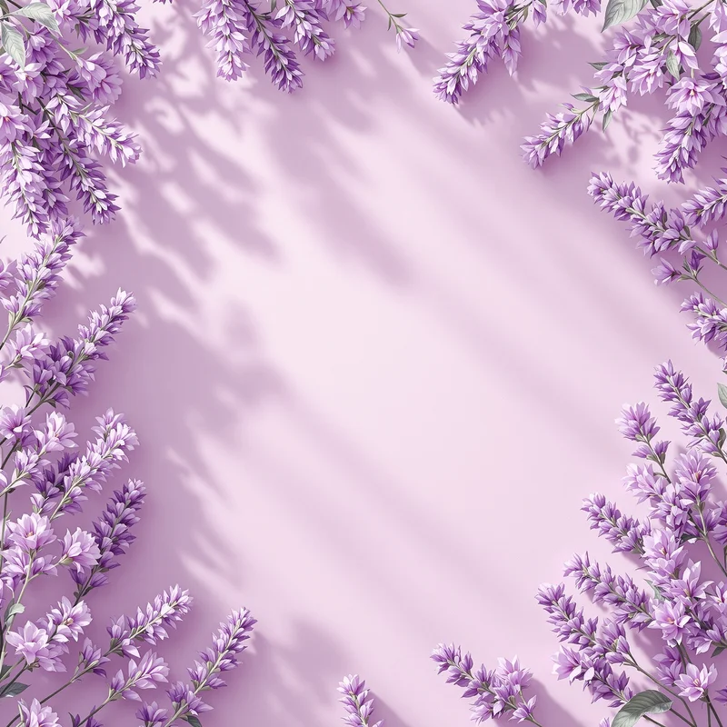 Mystic lavender wedding card background