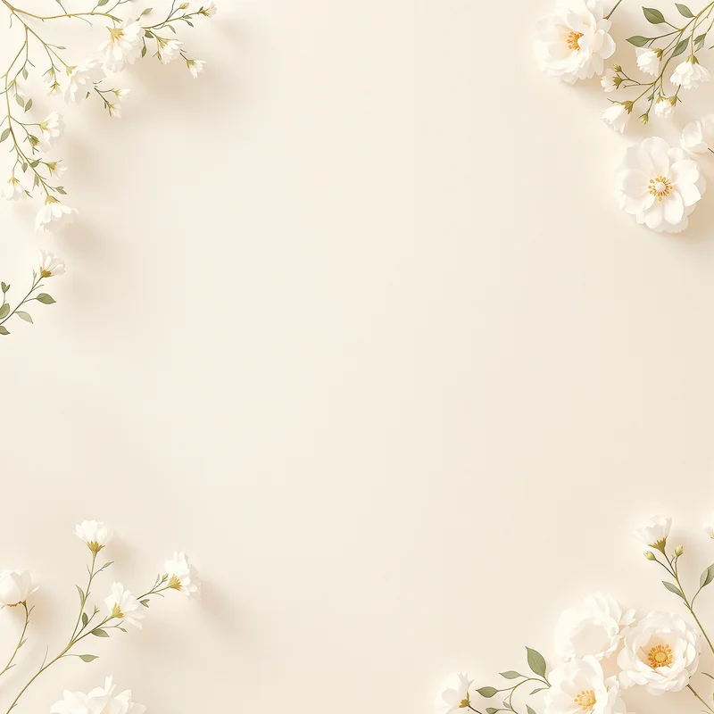 Pure ivory wedding card background